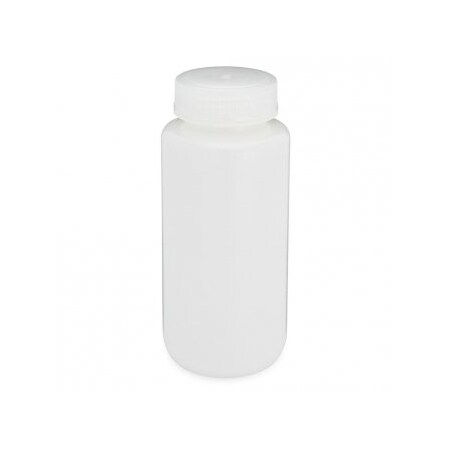 Globe Scientific Diamond RealSeal Bottles, HDPE, Wide Mouth, 500 ml, 12/pk, 12PK 219914